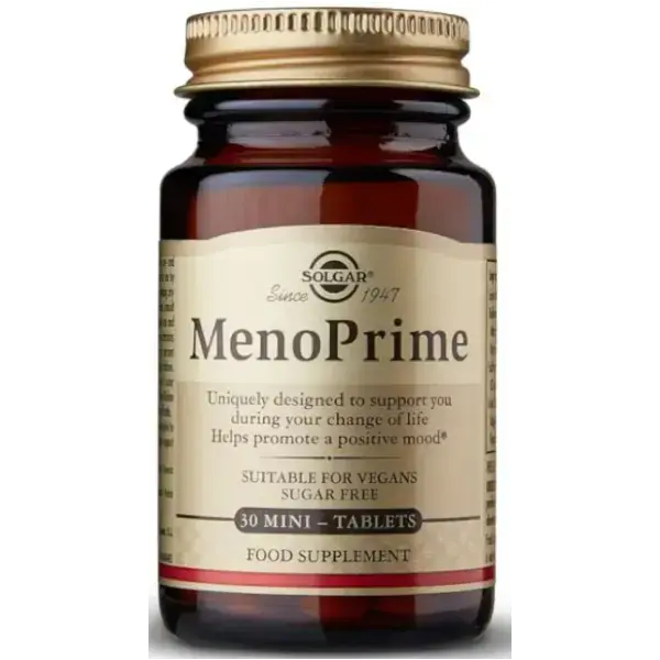 Meno Prime 30 - Antiguo Fórmula Vm Prime woman / 30 mini comprimidos - SOLGAR