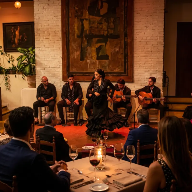 Menú cocina tradicional & Show Flamenco