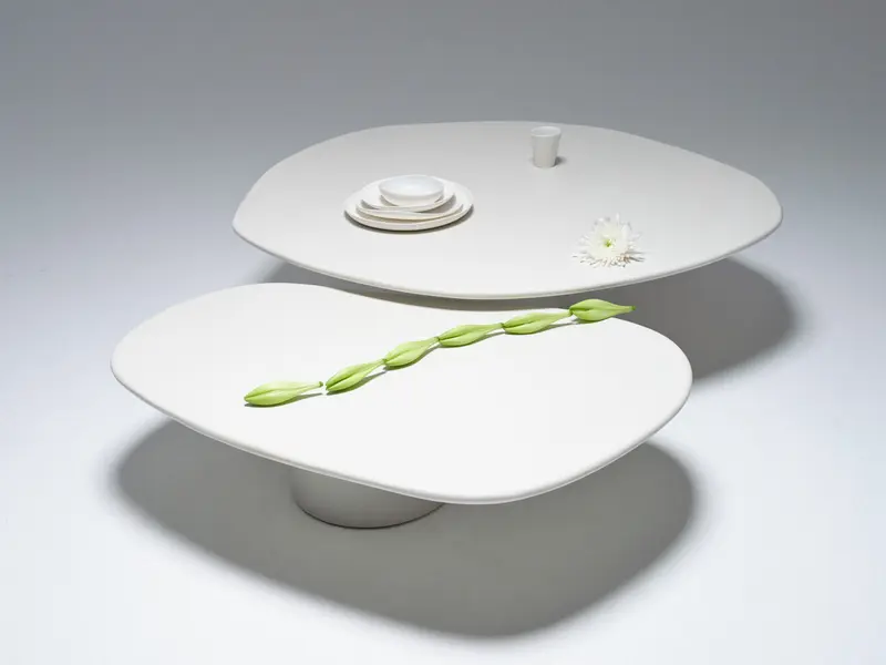 Mesa de centro Morgan de microcemento