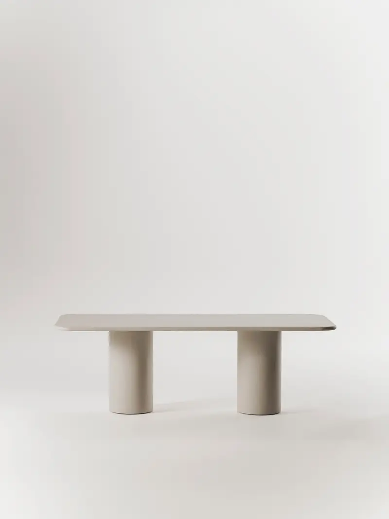 Mesa de comedor Julinha de microcemento