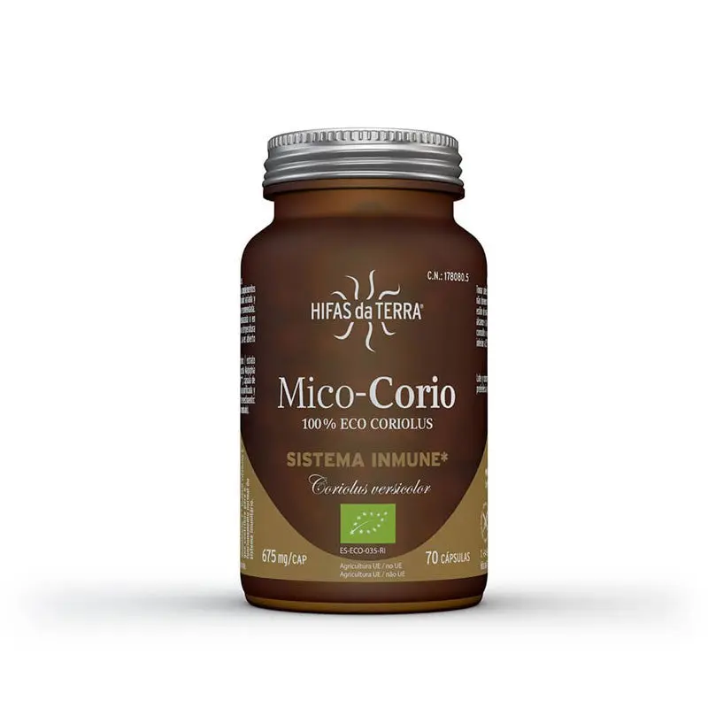 Mico Corio (PSK) Cola de pavo 70 caps - HIFAS DA TERRA