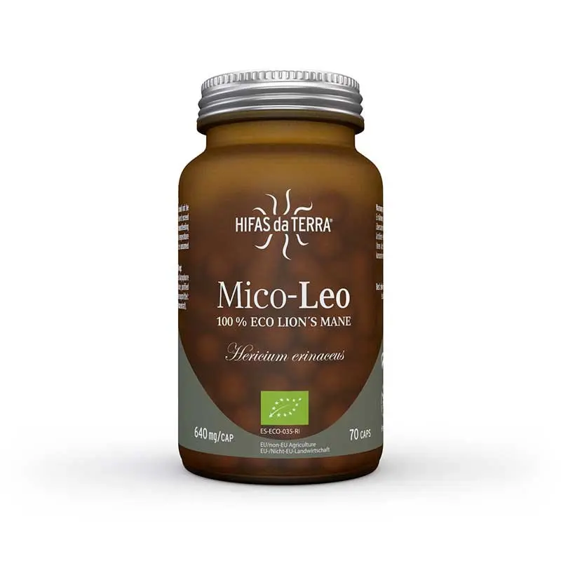 Mico Leo-Melena de leon + Vit C Bio 70 caps - HIFAS DA TERRA