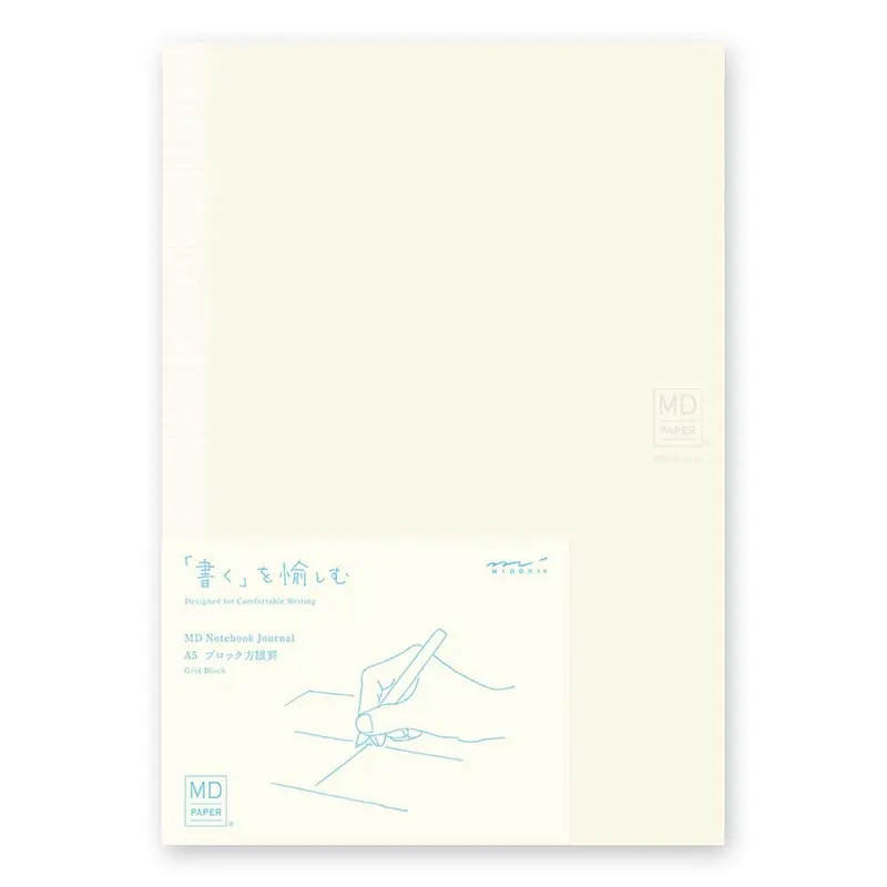 Midori Notebook Journal Grid Block A5