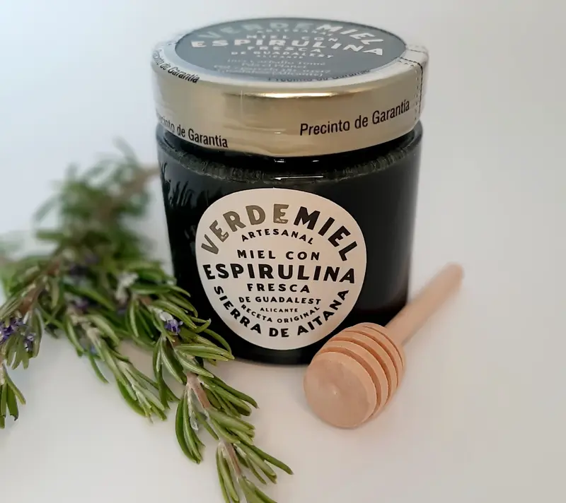 Miel con espirulina Verdemiel