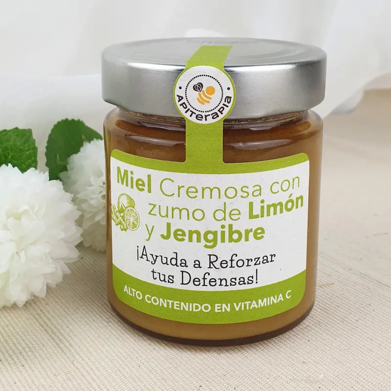 Miel Cremosa con Limón y Jengibre
