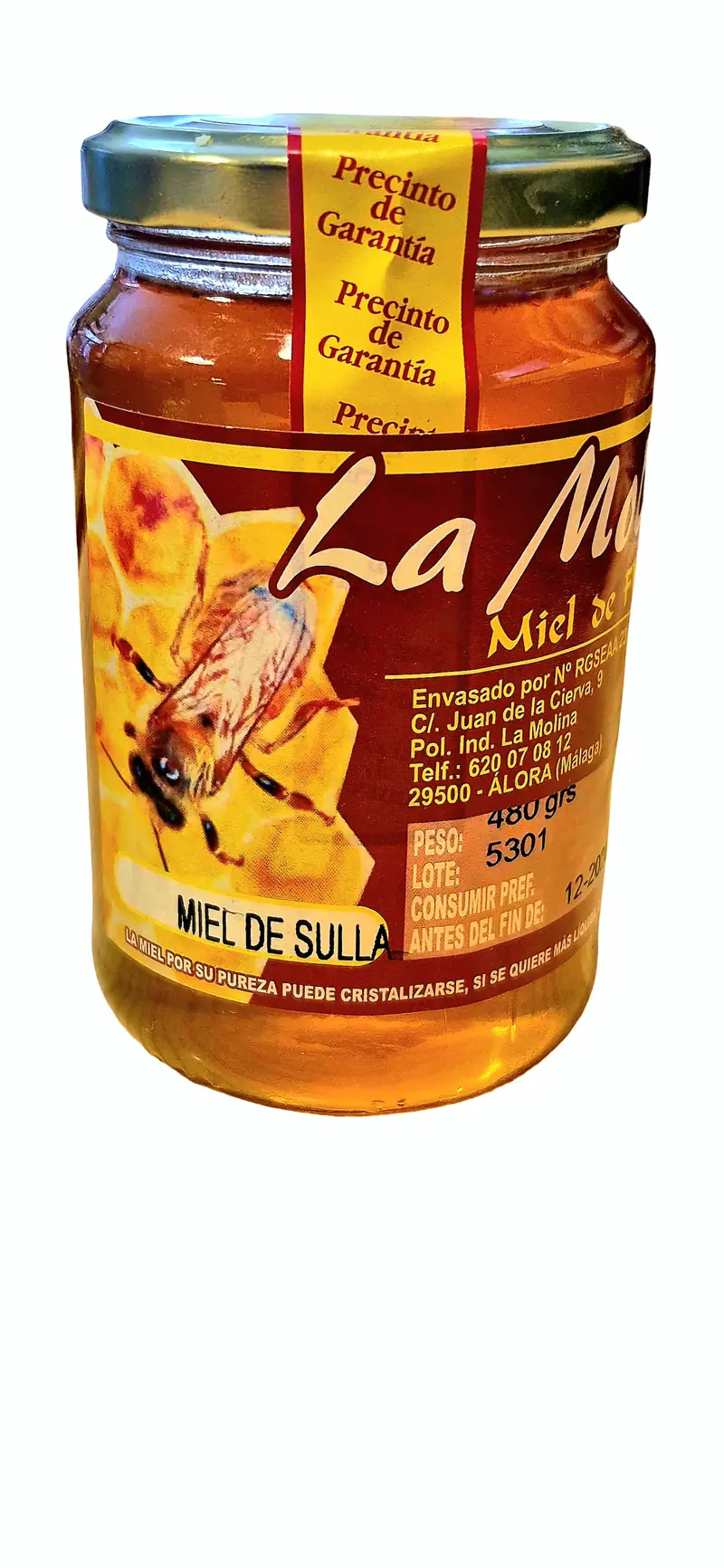 Miel Sulla Bote Cristal 480 gr
