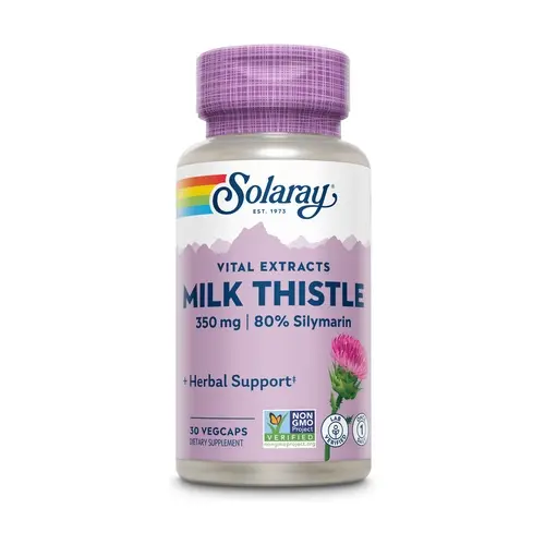 Milk Thistle-30 VegCaps. Apto para veganos.