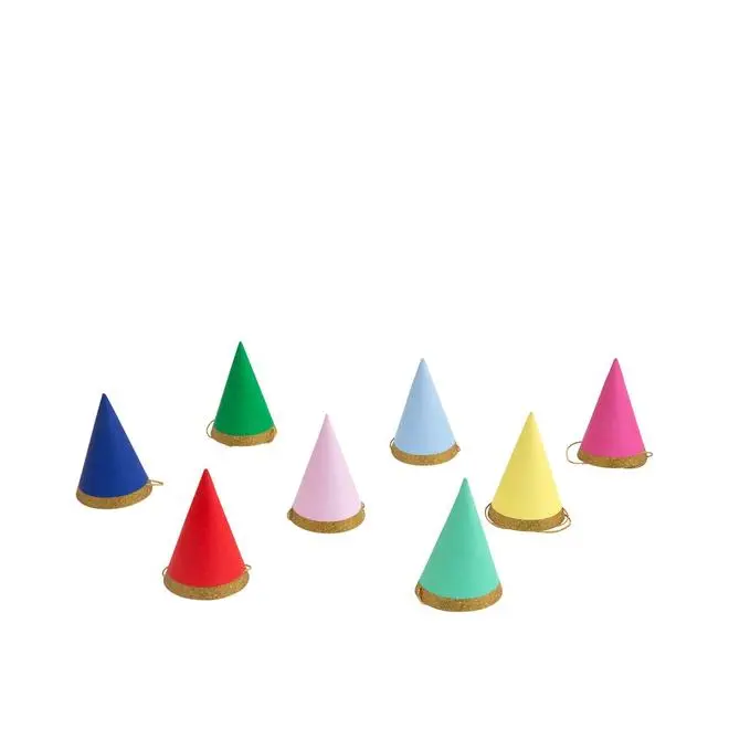 Mini sombreros de fiesta multicolores