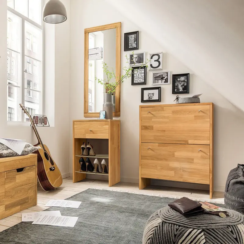 Miroir en bois massif de chêne Téramo - NordicStory