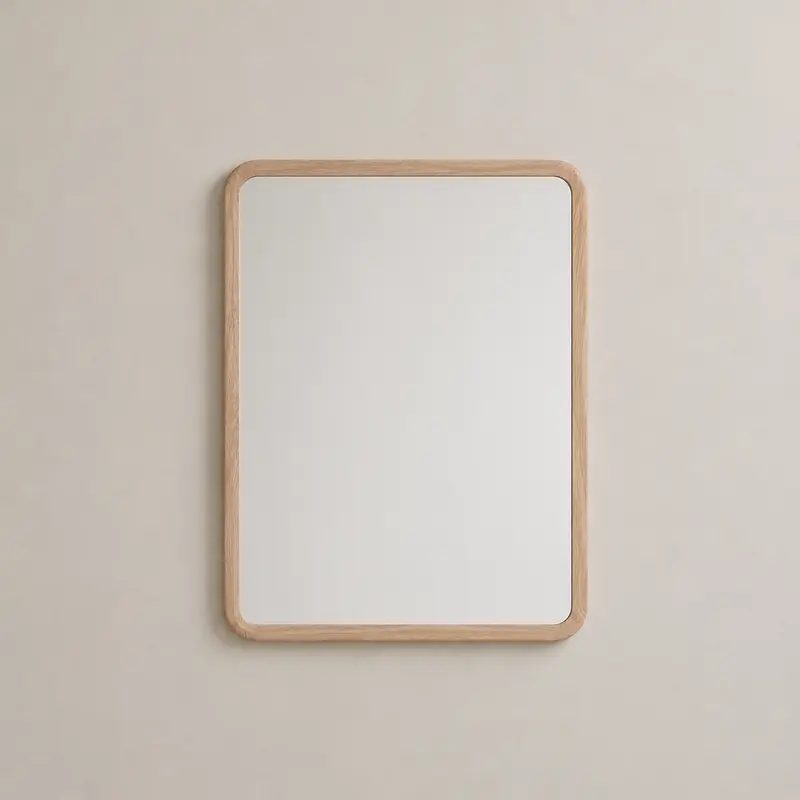 Miroir mural en bois massif Suède – NordicStory