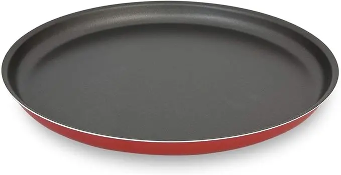 Molde para Pizza Menax de 30 cm. Una bandeja de horno fabricada en Italia, de aluminio con recubrimiento antiadherente de alta calidad para pizzas caseras deliciosas.