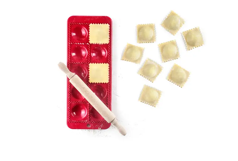Molde Ravioli Redondo + Rodillo