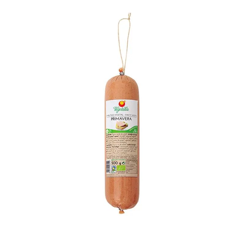 Mortadela primavera vegetal barra bio 500 g Vegetalia