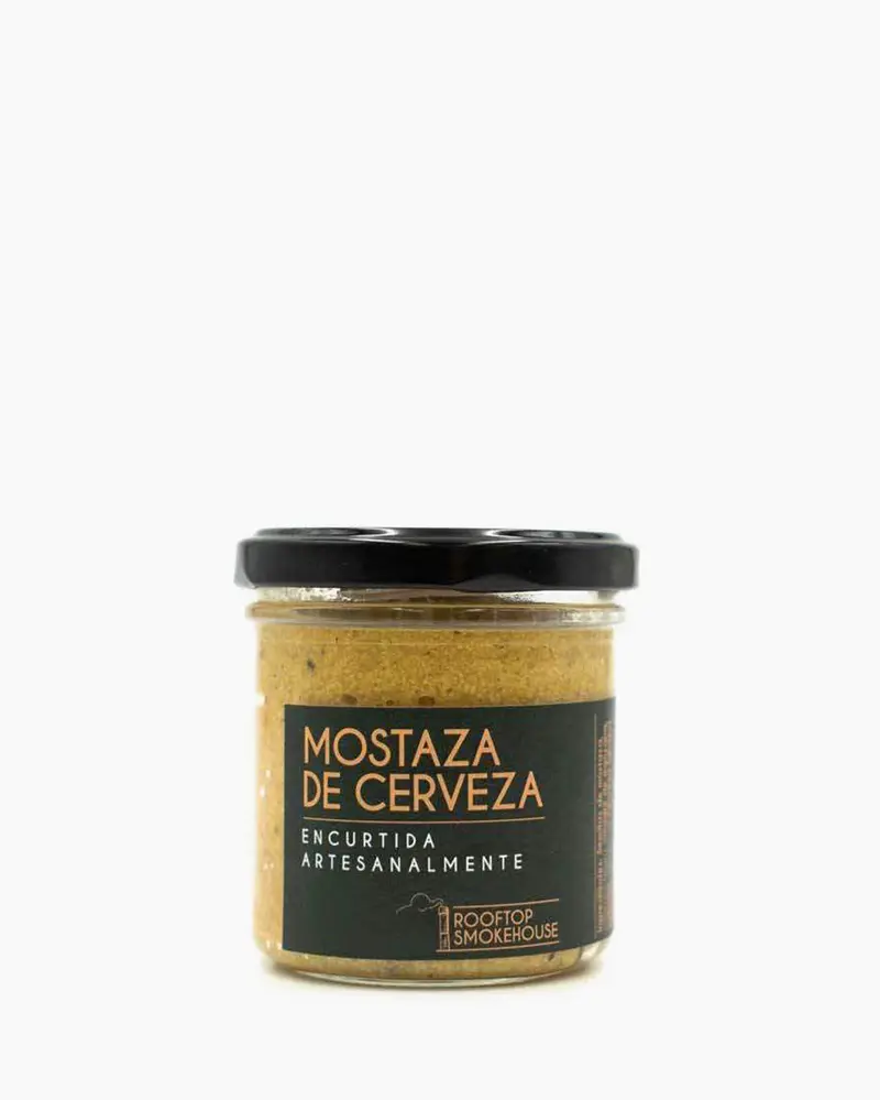 Mostaza de cerveza Rooftop Smokehouse 150 g