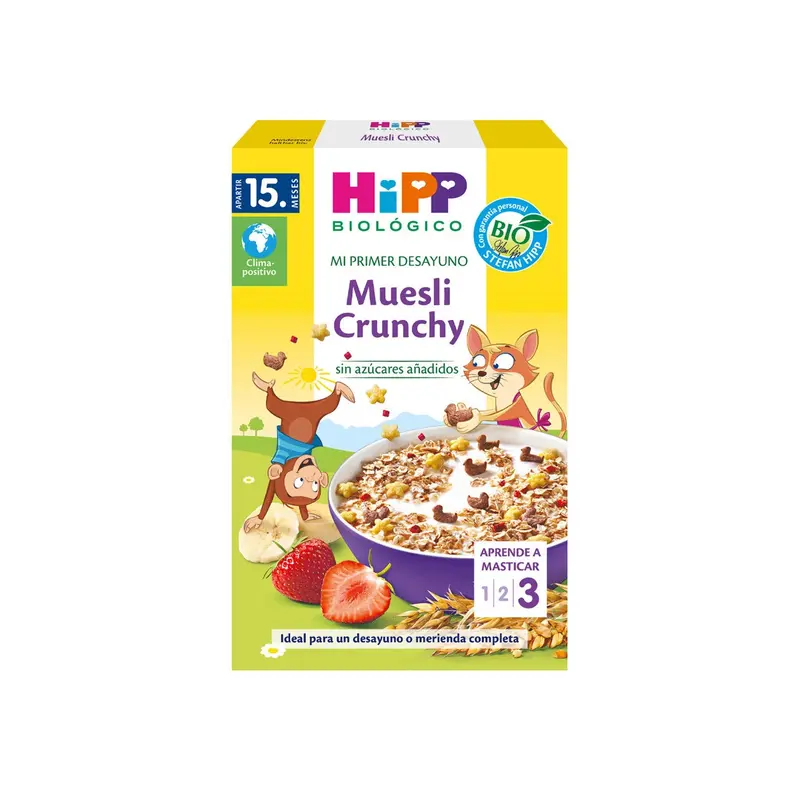 Muesli crunchy +15 meses Bio 200g - Hipp