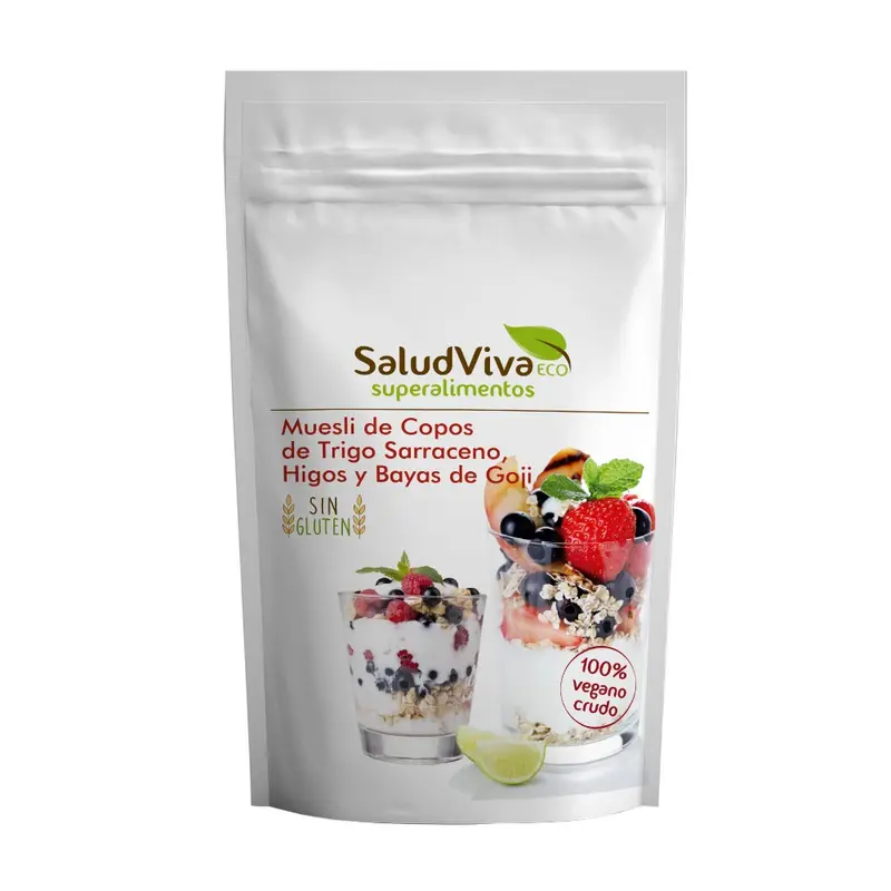 Muesli de Copo de TS Higos y Bayas de Goji 350g Eco - SALUD VIVA