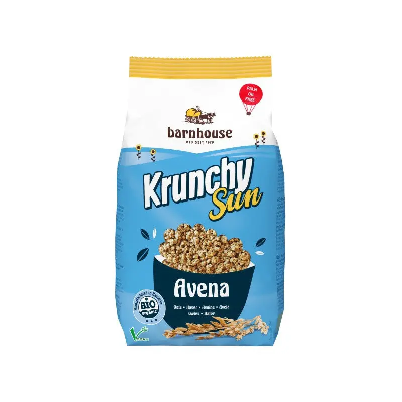 Muesli Krunchy Sun avena Bio 625g Barnhouse