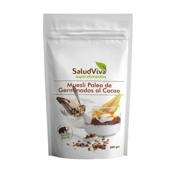 Muesli Paleo Vegano de Germinados al Cacao 300g Eco - SALUD VIVA