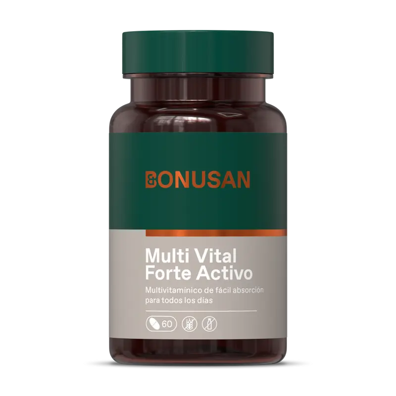 Multi Vital Forte Activo / 60 cápsulas - BONUSAN