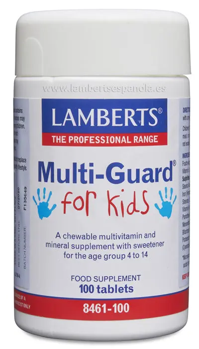 MultiGuard® Vitaminas y Minerales para Niños de 4 a 14 años