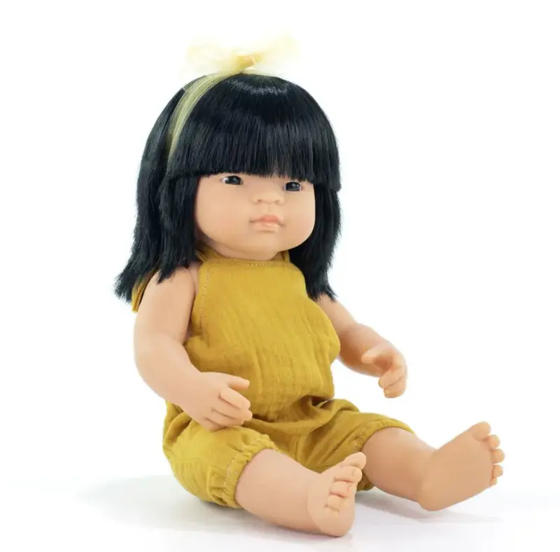 Muñeca bebé asiática 38 cm