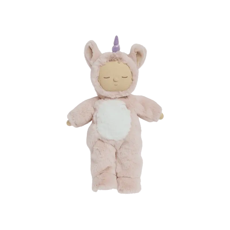 Muñeca Cozy Unicorn “Sugarpie” – Rosa
