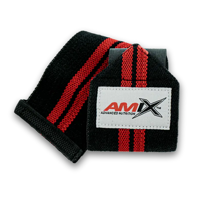 Muñequera Negro-Rojo – Amix