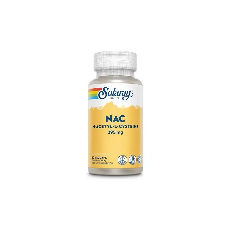 NAC N-Acetil-L-Cisteína 295mg - 60 vegecápsulas - Solaray