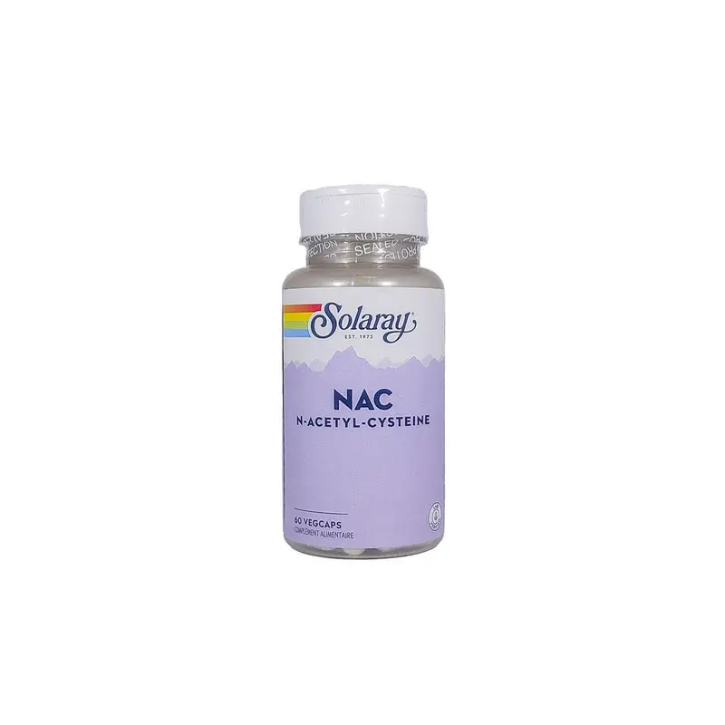 NAC N-Acetil-L-Cisteína 600mg - 60 vegecápsulas - Solaray