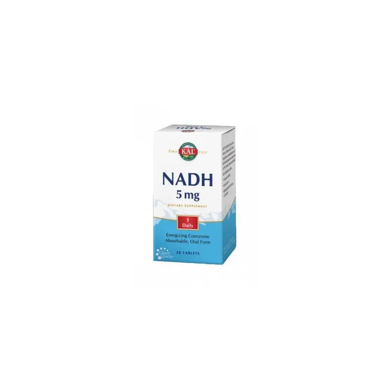NADH 5 mg - 30 comprimidos - KAL