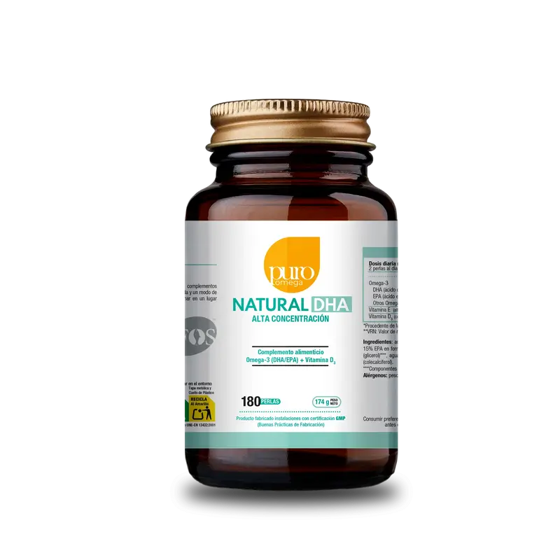 Natural DHA Alta Concentración 180 perlas