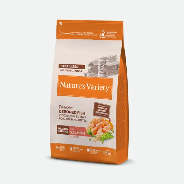 Nature's Variety Healthy Grains Sterilized Salmon - 1,25 kg