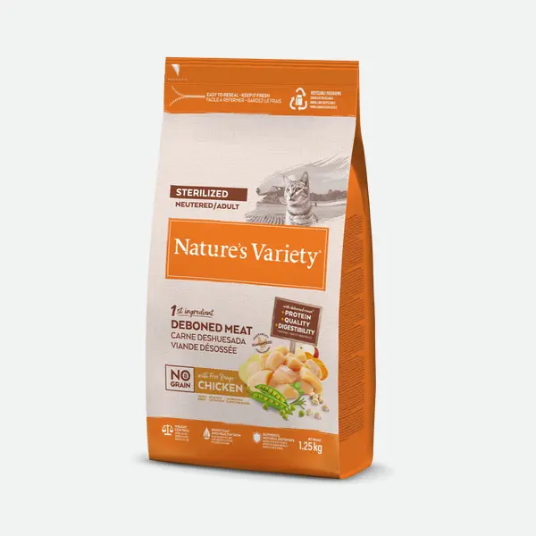 Nature's Variety No Grain Sterilized Free Range Chicken - 1,25 kg