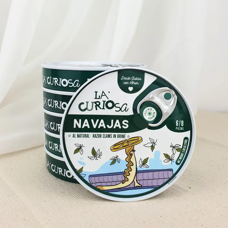 Navajas al natural de La Curiosa