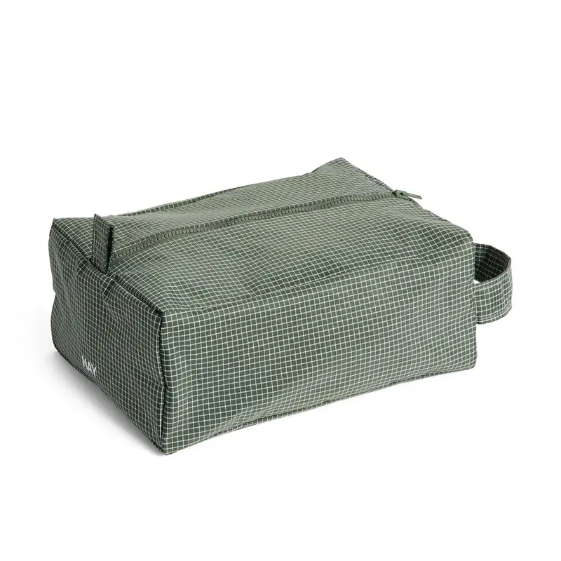 Neceser Grid Wash Small - HAY