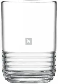 Nespresso Barista Vaso de Cristal para Café, 350ml. Disfruta de tus recetas de café con leche más grandes, como lattes o cappuccinos, en este elegante y resistente vaso de diseño.