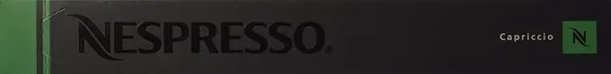 Nespresso Capriccio, 50 cápsulas para sistema Original. Café para espresso o capuccino con un perfil rico en notas de cereal y una intensidad equilibrada de 5.
