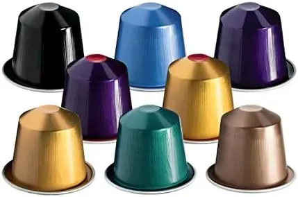 Nespresso Favourites Pack Surtido de 100 Cápsulas de Café OriginalLine. Una selección con los cafés más populares, incluyendo Arpeggio, Ristretto, Lungo y Descafeinados.