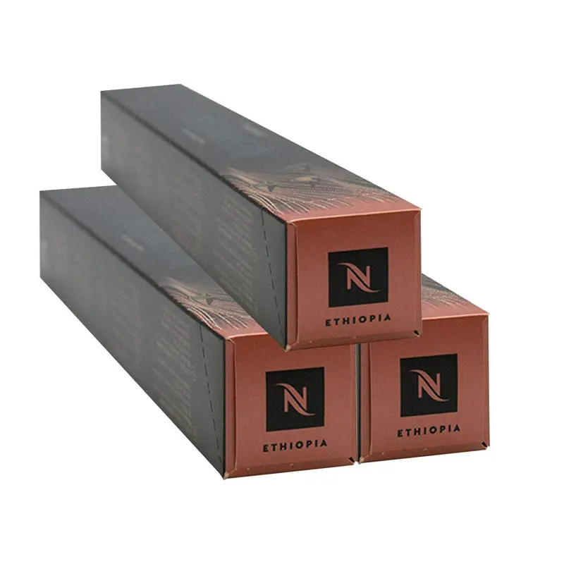 Nespresso Master Origin Ethiopia Pack de 30 Cápsulas. Café Lungo 100% Arábica de cosecha tardía, con un perfil aromático rico en notas florales y frutales.
