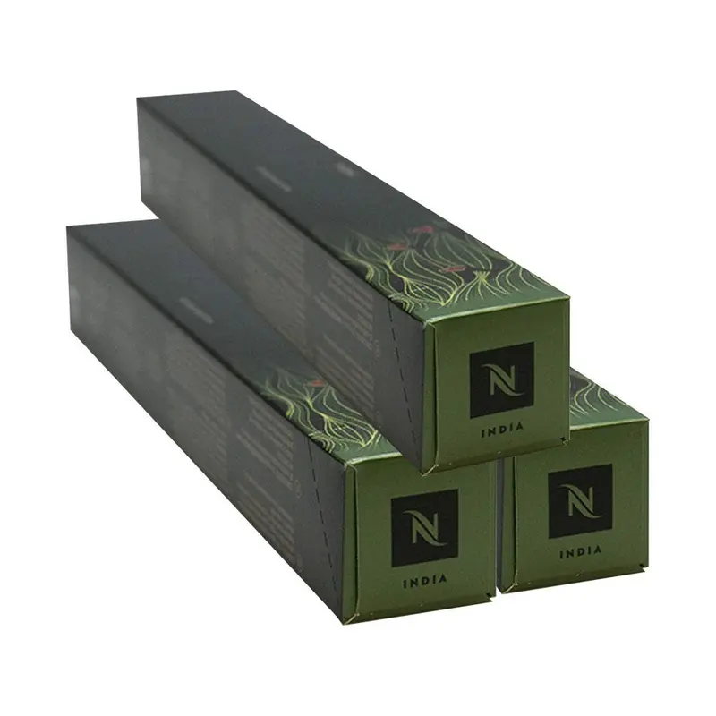 Nespresso Master Origin India, pack de 30 cápsulas para sistema Original. Café Robusta de alta intensidad (11/13) con notas especiadas y amaderadas.
