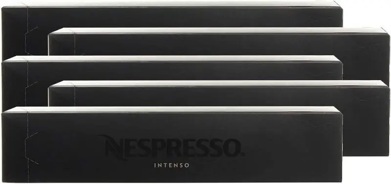 Nespresso Vertuo Altissio, Pack de 50 Cápsulas para Espresso (40ml). Café Espresso intenso y cremoso con notas de cereal tostado y cacao. Intensidad 9/13.