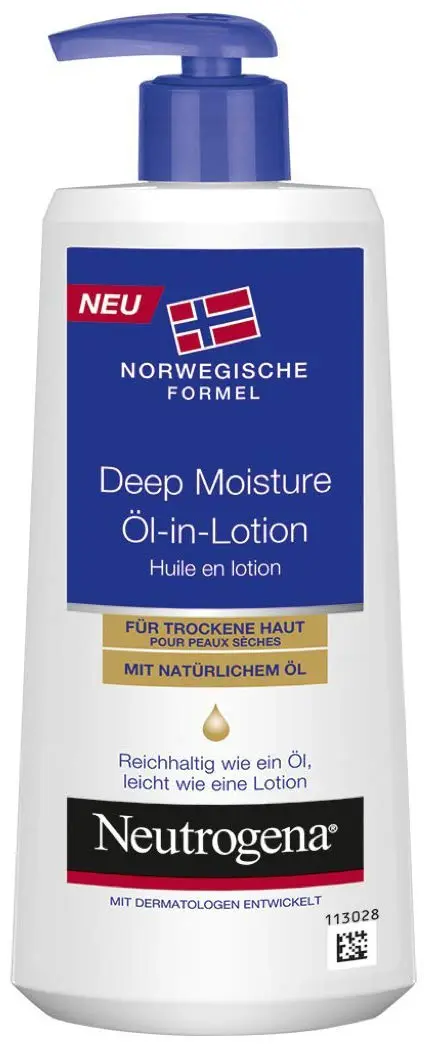 Neutrogena Fórmula Noruega Aceite en Loción Hidratación Profunda, 250ml. La nutrición intensiva de un aceite y la ligereza de una loción para una piel aterciopelada y luminosa al instante.
