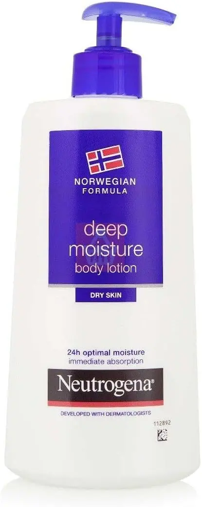 Neutrogena Fórmula Noruega Loción Corporal Hidratación Profunda, Formato Ahorro 400ml. El cuidado diario definitivo para la piel seca, con un práctico dosificador para una hidratación duradera.