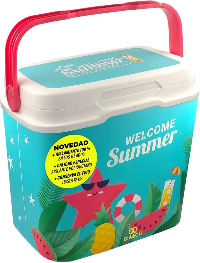 Nevera Portátil Rígida Coll-Box de Cia&Co (25L). Un cooler de alto rendimiento que mantiene el frío hasta 30 horas, con gran capacidad y diseños modernos para el verano 2025.