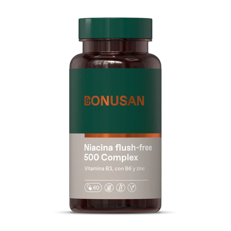 Niacina flush-free 500 mg / 60 caps - BONUSAN