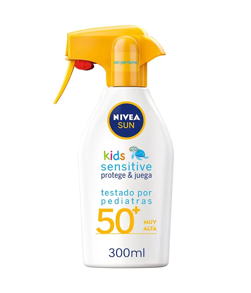 NIVEA SUN Kids Sensitive Protege & Juega Spray Solar FP50+ (300ml)