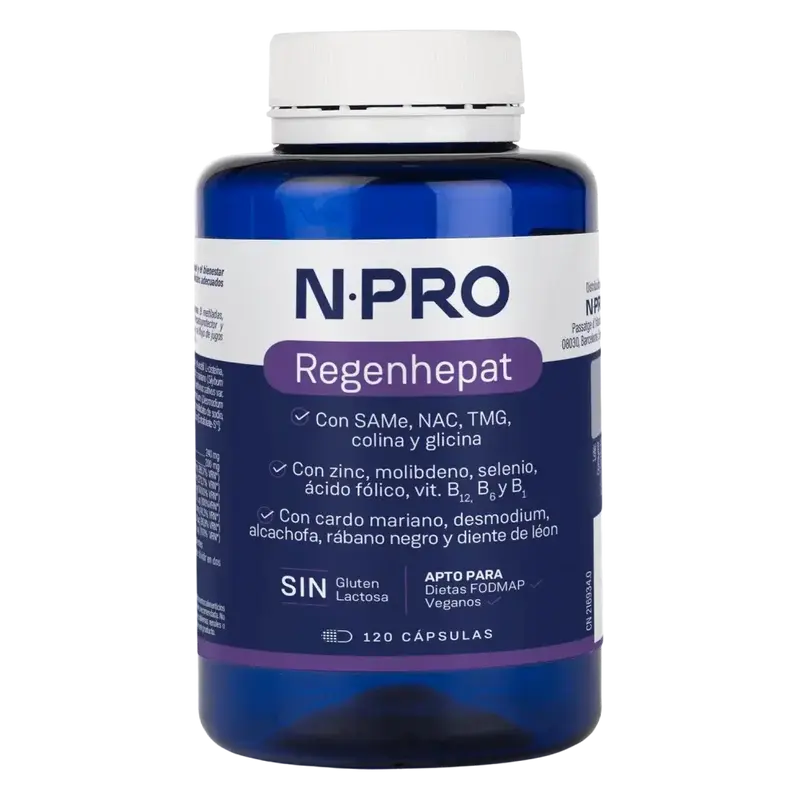 NPRO REGENHEPAT 120 cápsulas
