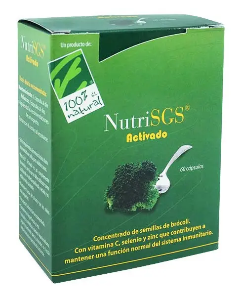 NutriSGS activado - concentrado de semillas de brócoli - CIEN POR CIEN NATURAL