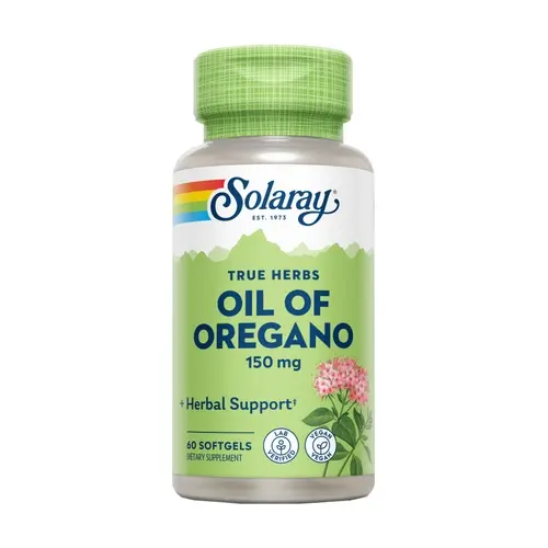 OIL OREGAN (ACEITE DE ORÉGANO SILVESTRE) 150 mg - 60 caps - SOLARAY