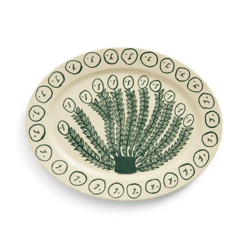 Olive Grove Oval Serving Platter La Pittura - HAY